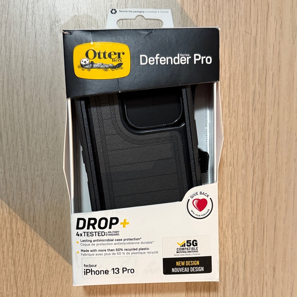 OtterBox Defender Pro Series Black for iPhone 13 Pro